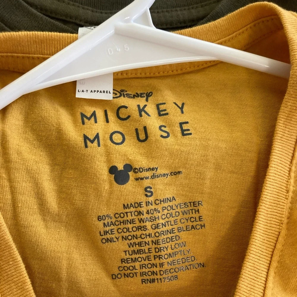 Disney Mickey and Minnie Short Sleeve Tee - Yellow - Picture 4 of 4